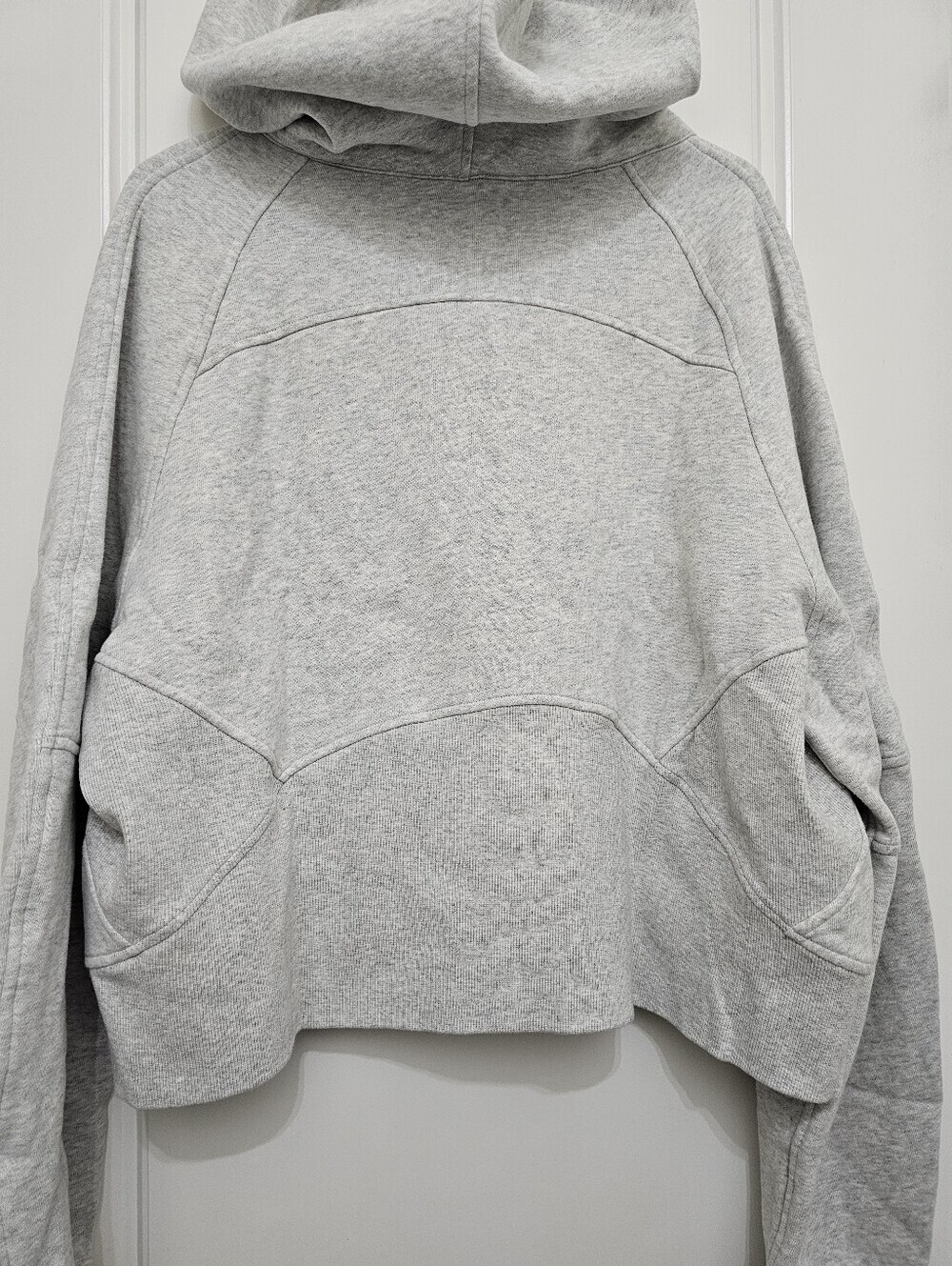 lululemon Scuba Oversized Light Heather Gray Half-Zip Hoodie Sweater SizeXl/XLL - Picture 14 of 16
